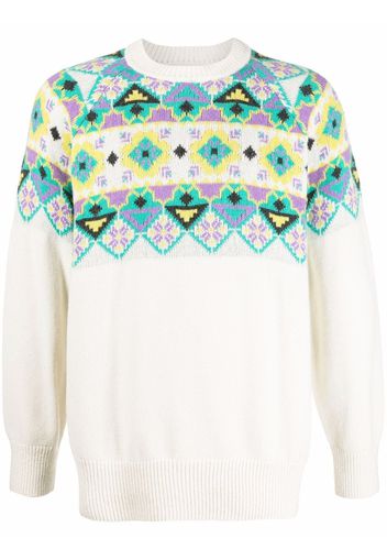 MSGM intarsia-knit jumper - Toni neutri