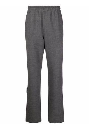 MSGM elasticated-waistband trousers - Grigio