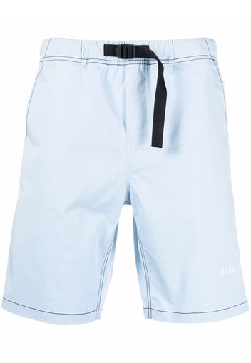 MSGM drawstring swim shorts - Blu