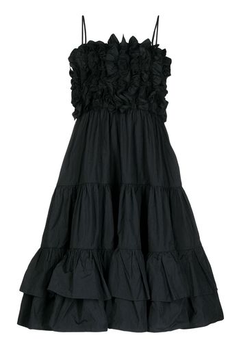 MSGM ruffled-detail dress - Nero