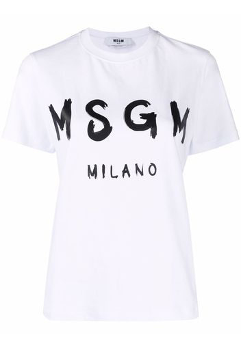 MSGM T-shirt con stampa - Bianco