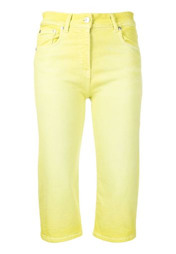 MSGM Pantaloni crop - Giallo