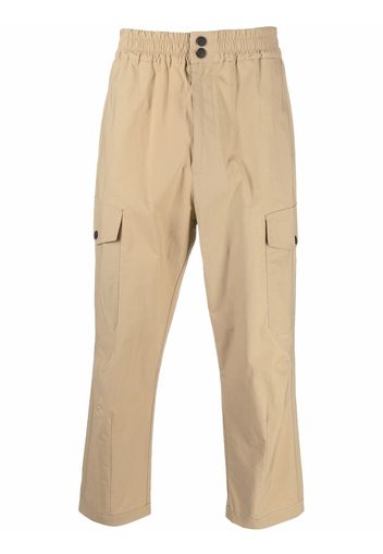 MSGM straight-leg cargo trousers - Toni neutri