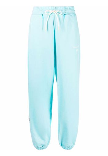 MSGM Pantaloni sportivi Fantastic Green con coulisse - Blu