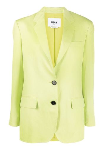 MSGM Blazer monopetto sartoriale - Verde