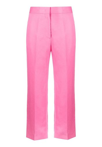 MSGM cropped tailored trousers - Rosa