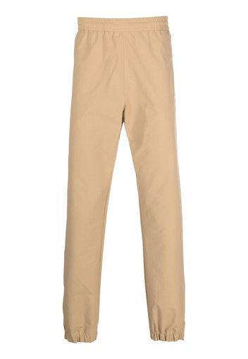 MSGM logo-print elasticated waist trousers - Toni neutri