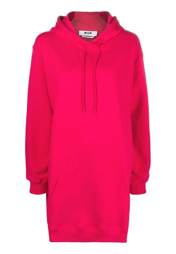 MSGM hooded sweater dress - Rosa