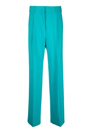 MSGM straight-leg wool trousers - Blu