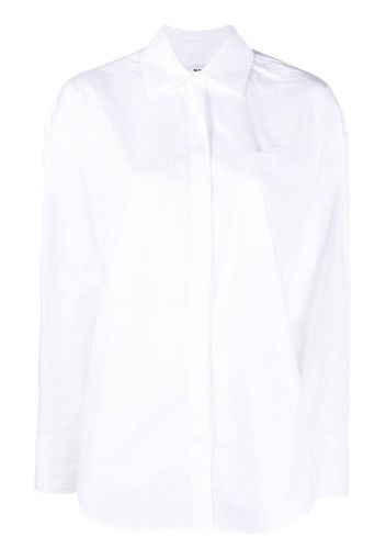 MSGM Camicia con taschino - Bianco