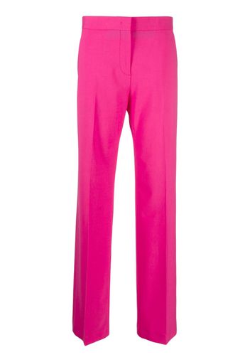 MSGM high-waist wide-leg wool trousers - Rosa