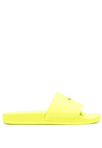 MSGM Sandali slides con stampa - Giallo