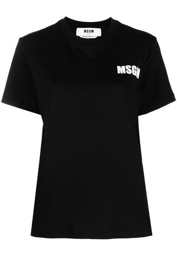 MSGM logo-print short-sleeve T-shirt - Nero