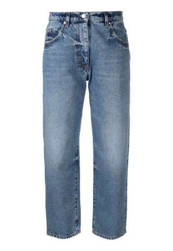 MSGM straight-leg denim jeans - Blu