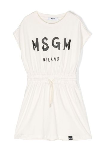 MSGM Kids Abito con stampa - Toni neutri