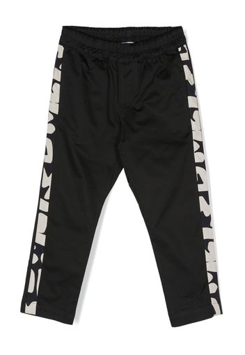 MSGM Kids logo-print track pants - Nero