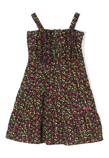 MSGM Kids floral-print dress - Nero
