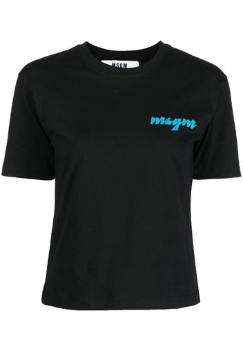 MSGM T-shirt con stampa - Nero