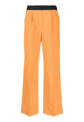 MSGM Pantaloni a gamba ampia - Arancione