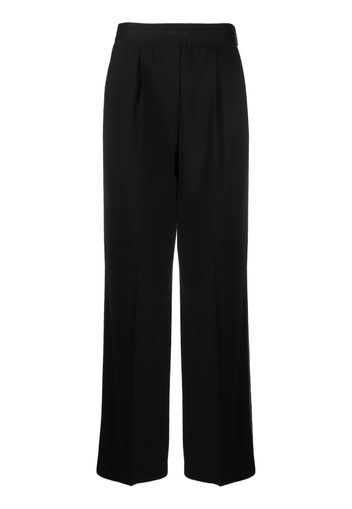 MSGM wide-leg high-waist trousers - Nero