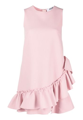 MSGM ruffled-trim sleeveless mini dress - Rosa