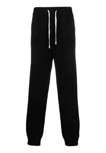 MSGM tapered knit track pants - Nero