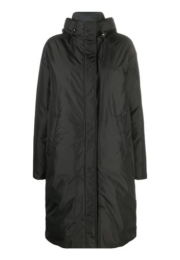 MSGM oversized hooded down coat - Nero