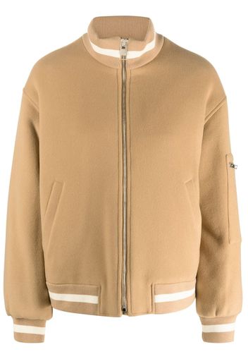 MSGM zip-up bomber jacket - Toni neutri