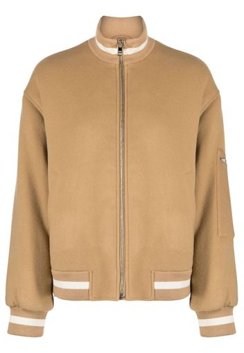 MSGM zipped bomber jacket - Toni neutri