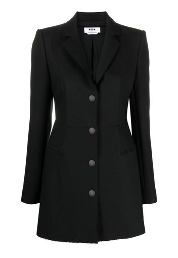 MSGM single-breasted blazer dress - Nero