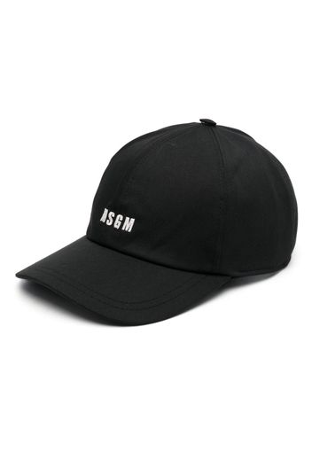 MSGM embroidered-logo cotton baseball cap - Nero