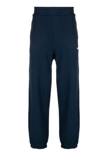 MSGM Pantaloni sportivi con stampa - Blu