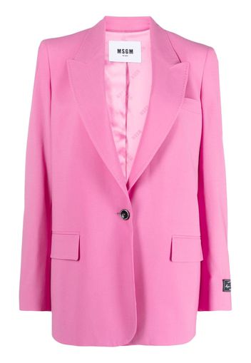 MSGM Blazer monopetto - Rosa