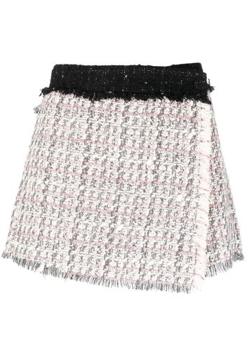 MSGM Shorts effetto gonna a portafoglio - Grigio