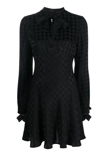 MSGM houndstooth-jacquard minidress - Nero