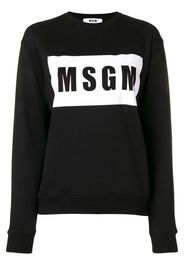 Felpa con logo stampato