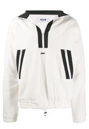 Felpa con righe a contrasto