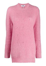 crystal-embellished jumper