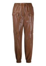 high-waisted pocket-detail trousers