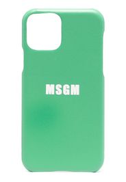 MSGM Cover per iPhone 11 Pro con stampa - Verde