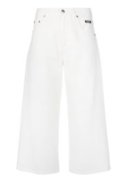 MSGM Jeans con stampa crop - Toni neutri