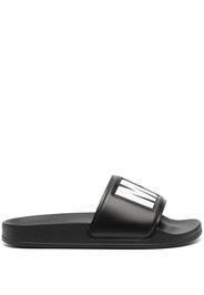 MSGM Slides con stampa - Nero