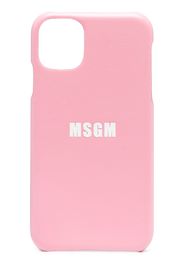 MSGM Cover per iPhone 11 con stampa - Rosa