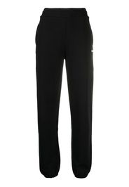 MSGM Pantaloni Script con stampa - Nero