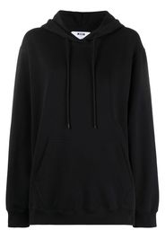MSGM logo-print hoodie - Nero