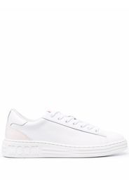MSGM debossed-logo low-top trainers - Bianco