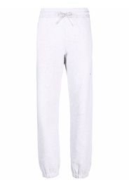 MSGM logo detail jersey sweatpants - Grigio