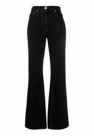 MSGM embroidered logo trousers - Nero
