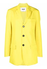 MSGM Blazer monopetto - Giallo