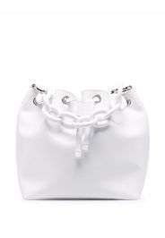 MSGM leather bucket bag - Bianco